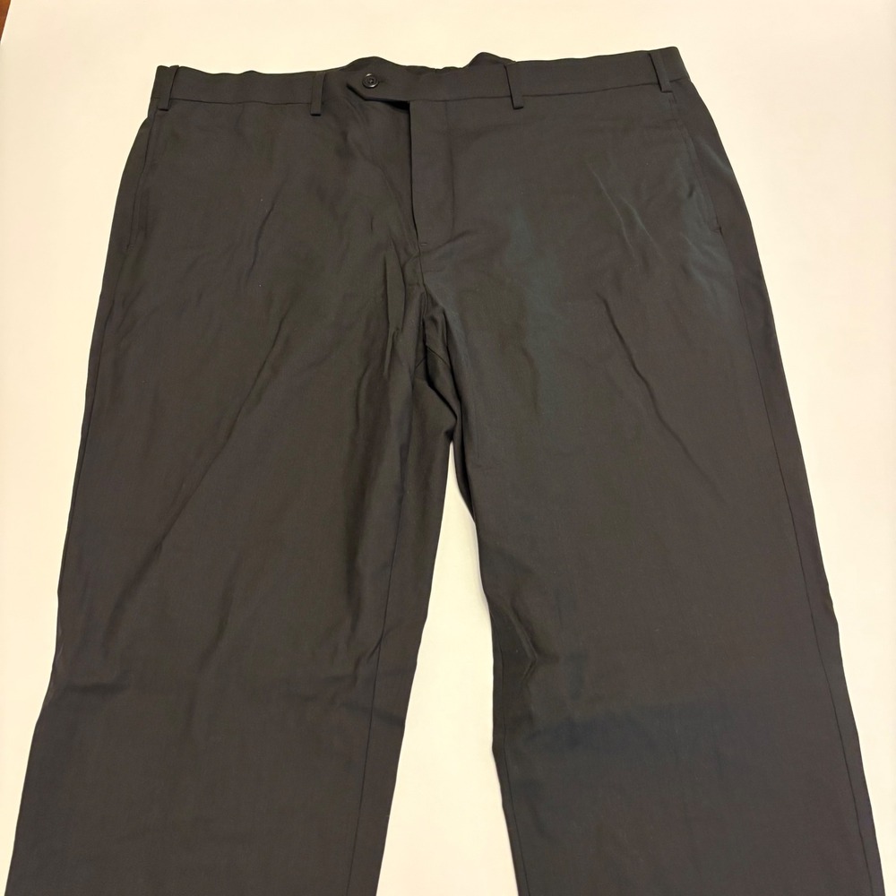 Brooks Brothers Regent Fit Mens 42/32 Black Wool Blend Stretch Dress Pants
